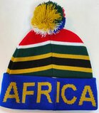 SA Flag Pom Pom Beanie
