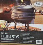 Best Duty/ [3-Leg] Nr.2 - Size 6.0L (Cast Iron) Vitreous enamel coating