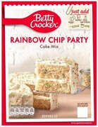 Betty Crocker Rainbow Chip Party Cake Mix - (UK)