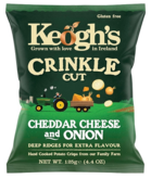 Keoghs Cheddar Cheese &amp; Onion 125g - (IRE)