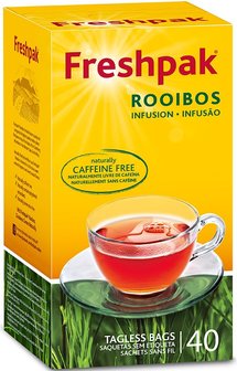 Freshpak Rooibos Tea 40 Tagless Teabags
