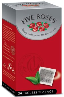 Five Roses Tea 26 Tagless Teabags