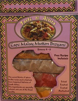 Taste of Africa - Cape Malay Mutton Breyani