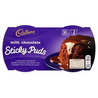 Cadbury Milk Chocolate Sticky Puds - (UK)