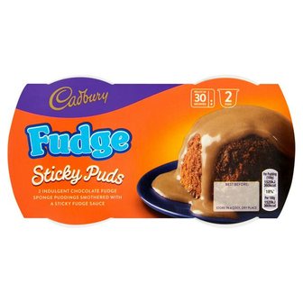 Cadbury Fudge Sticky Puds - (UK)
