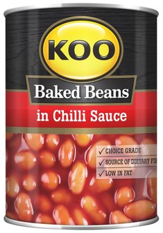 Koo Baked Beans in Chilli Sauce