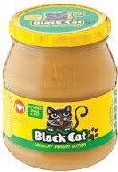 Black Cat Crunchy Peanut Butter No Added Sugar &amp; Salt