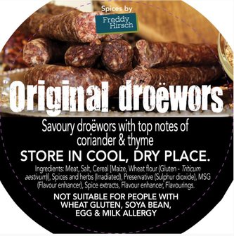 Freddy Hirsch Original Dry Wors Spice