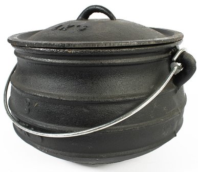 Best Duty/LK&#039;s Pot [Flat] Nr.3 - Size 7.8L  (Cast Iron)