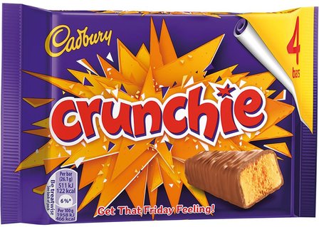 Cadbury Crunchie - 4 Bars - (UK)