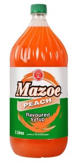 Schweppes Mazoe Peach Flavour  - (Zim) - Limited 4 per order