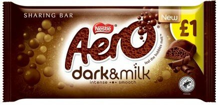 Nestl&eacute; Aero Dark Milk  - (UK)