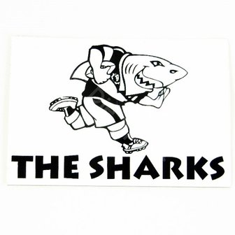 Sharks Sticker 8.7 x 5.9 cm