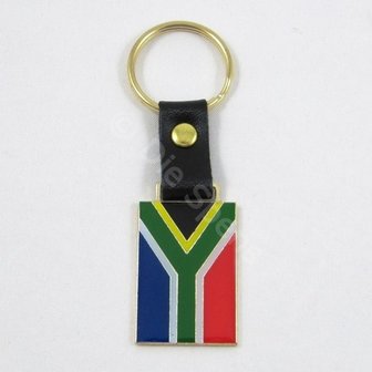South African Leather Strap Keyring