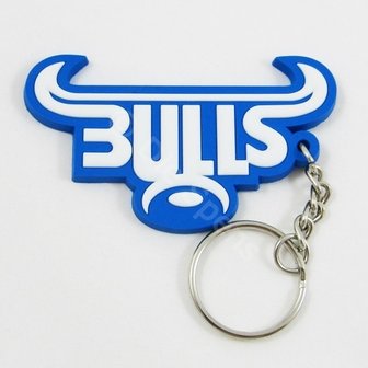 Blue Bulls PVC Keyring