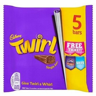 Cadbury Twirl 5 Pack - (UK)