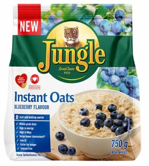 Jungle Instant Oats Blueberry