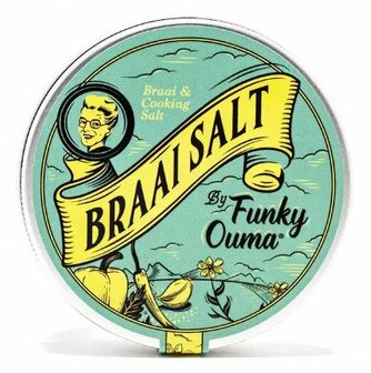 Funky Ouma Braai Salt Travel Tin