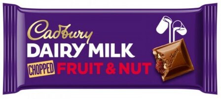 Cadbury Dairy Milk Fruit & Nut Chopped - (UK)