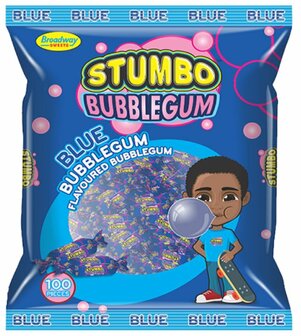 Blue bubble gum deals