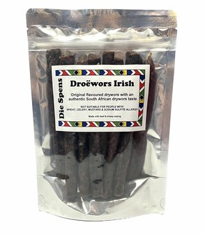 Droëwors Irish - Original, Chilli or Garlic