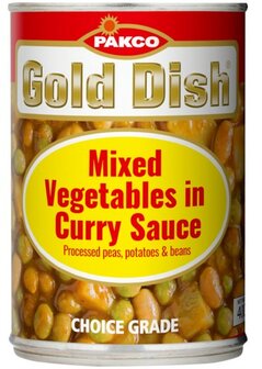 Pakco Gold Dish Mixed Vegetables in Curry Sauce