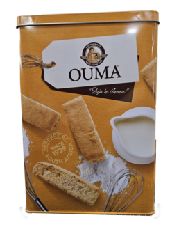 Ouma Rusks Tin / Ouma Beskuitblik - In Store Only 