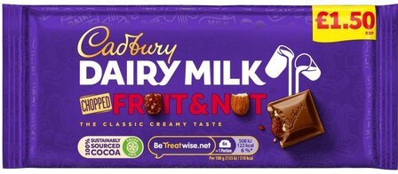 Cadbury Dairy Milk Fruit &amp; Nut Chopped - (UK)