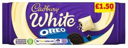 Cadbury Dairy Milk White Oreo - (UK)