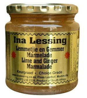 Ina Lessing Lime &amp; Ginger Marmalade