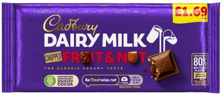 Cadbury Dairy Milk Fruit &amp; Nut Chopped - (UK)
