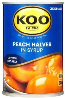 Koo Fruit Peach Halves in Syrup