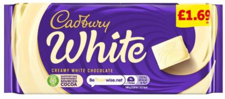 Cadbury White Chocolate - (UK)