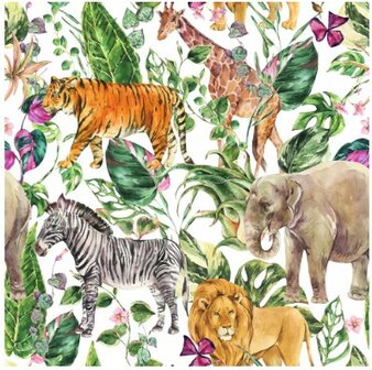 Tropical Wilderness Napkin Set 33 x 33 cm