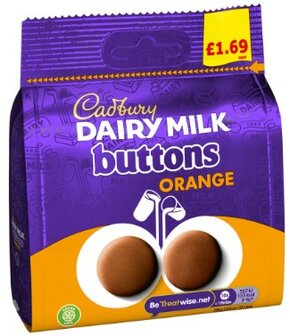 Cadbury Dairy Milk Orange Buttons - (UK)