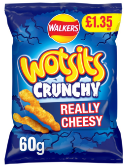 Walkers Wotsits Crunchy Really Cheesy - (UK)
