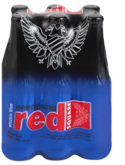 Red Square Electric Blue
