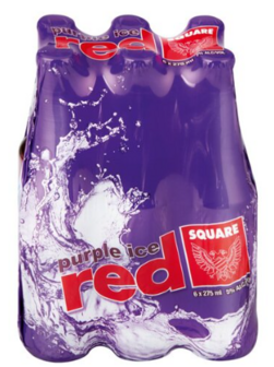 Red Square Purple Ice