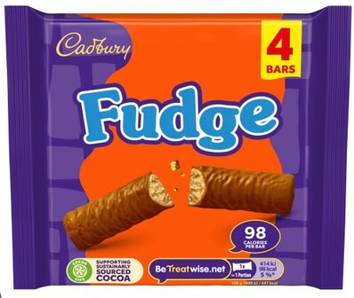 Cadbury Fudge 4 Pack - (UK)