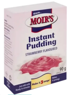 Moir&#039;s Instant Pudding - Strawberry Flavour