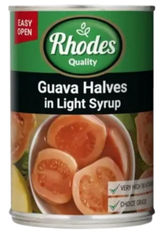 Rhodes Guava Halves in Light syrup