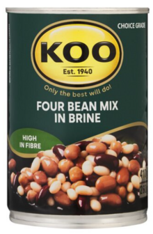 Koo Four Bean Mix in Flavoured Brine