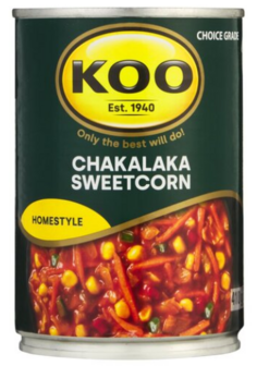 Koo Chakalaka with Sweetcorn
