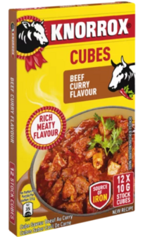 Knorrox Beef Curry Stock Cubes