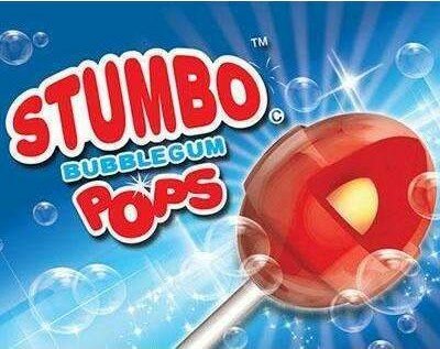 Stumbo Pops - Mouth Painter Blue Bubblegum