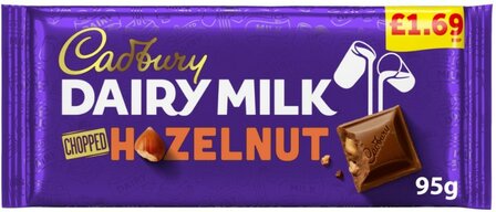 Cadbury Dairy Milk Chopped Hazelnut - (UK)