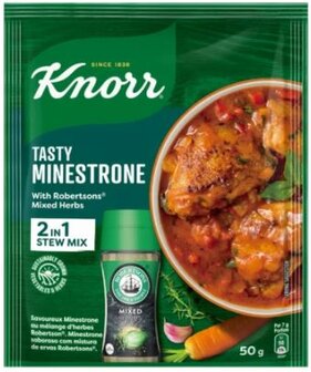 Knorr Tasty Minestrone with Robertsons Mixed Herbs - Xmas Special