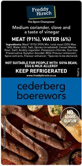 Cederberg Boerewors - For Collection Only