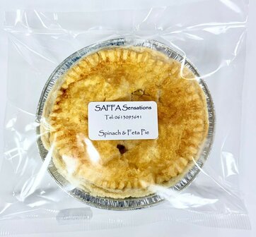 Spinach &amp; Feta Pie - SAFFA Sensations - For Collection Only