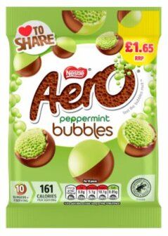 Nestl&eacute; Aero Peppermint Bubbles - (UK)